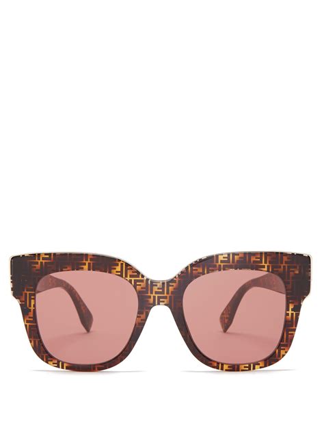 fendi sunglasses women brown|Fendi sunglasses sale women's.